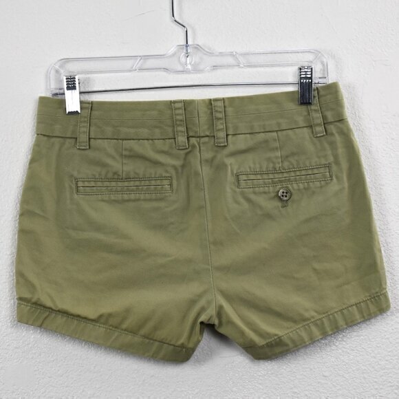 J.Crew Broken-in Chino Shorts Size 0 Color Khaki Great Condition has some flaw - Picture 3 of 6